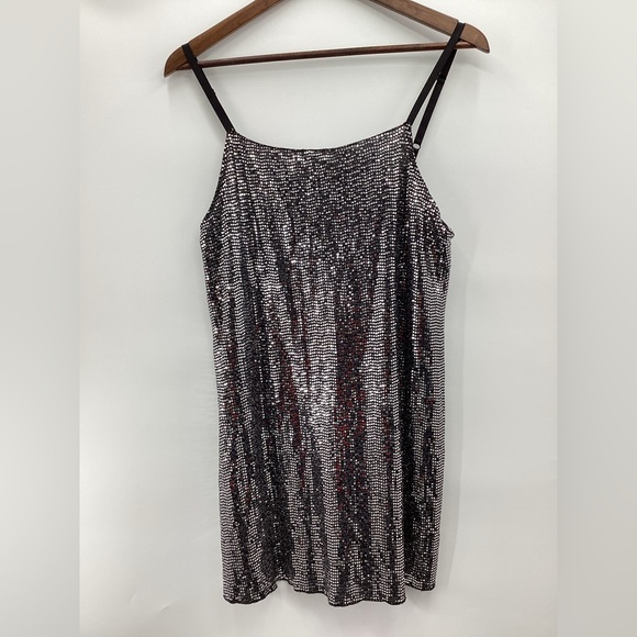 Audrey 3+1 Dresses & Skirts - Audrey 3+1 Black Sparkle Slip Mini dress